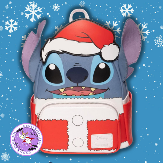 Lilo & Stitch Holiday Santa Stitch Mini Backpack - EE Exclusive