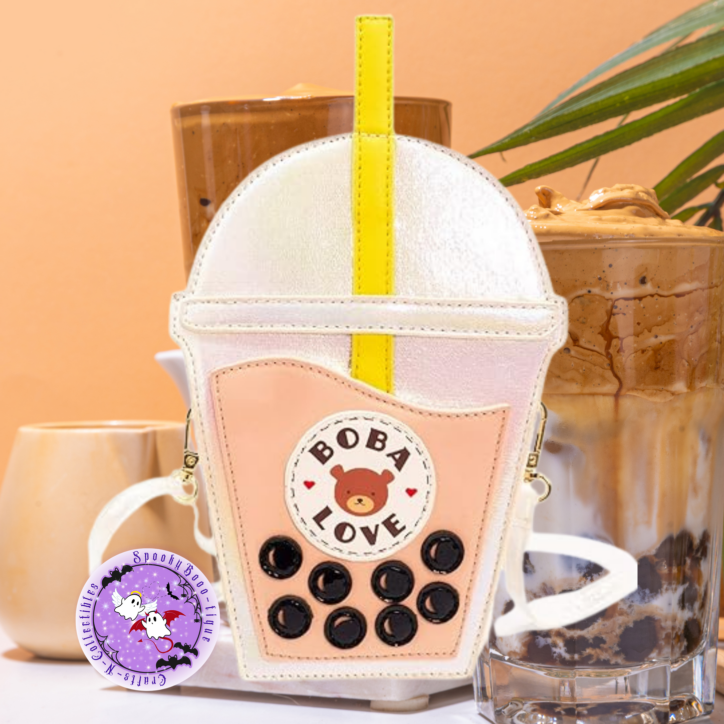 Bobalicious Milk Tea Handbag New