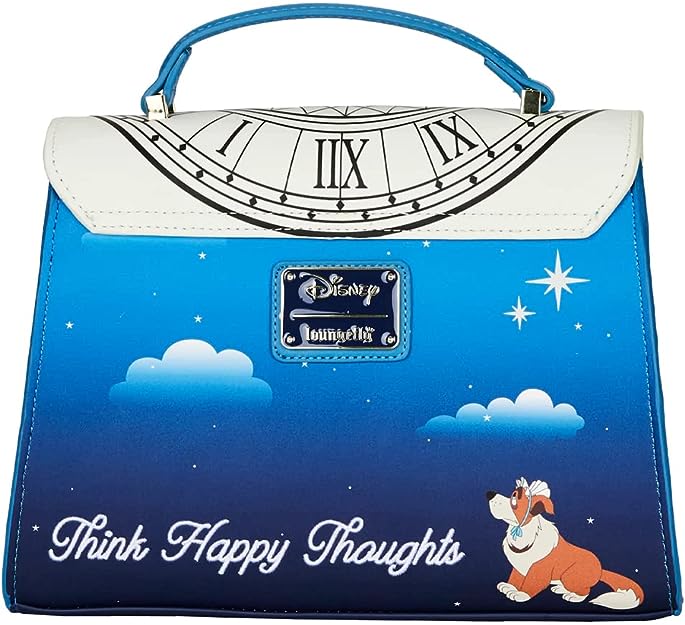 Loungefly Peter Pan Glow-In-The-Dark Clock Crossbody Bag