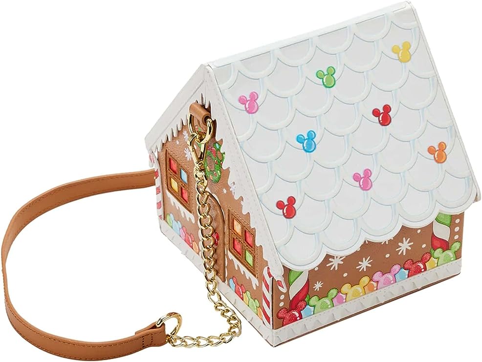 Loungefly Stitch Shoppe Minnie Gingerbread House Bag