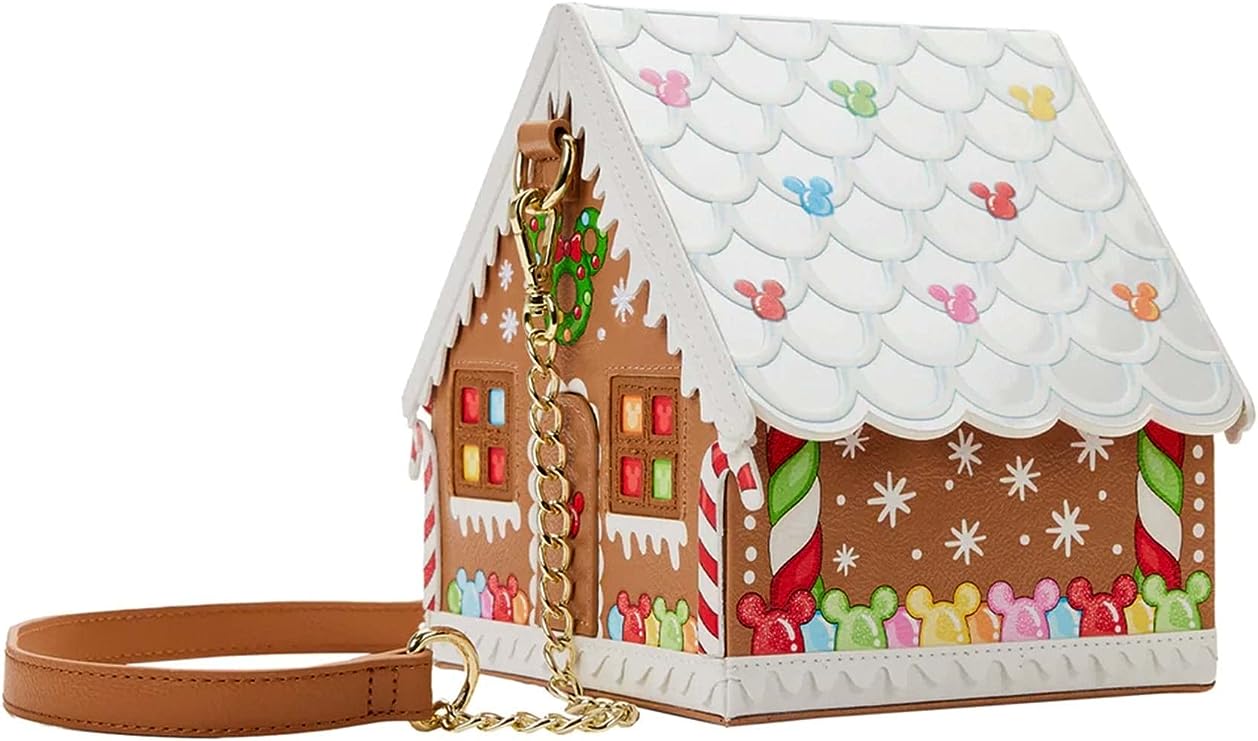 Loungefly Stitch Shoppe Minnie Gingerbread House Bag