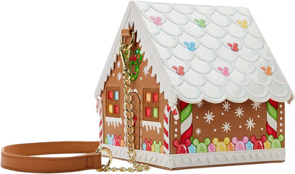 Loungefly Stitch Shoppe Minnie Gingerbread House Bag