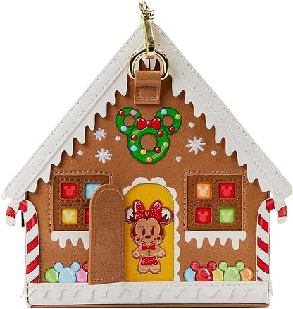 Loungefly Stitch Shoppe Minnie Gingerbread House Bag