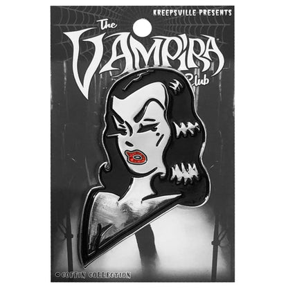 Vampira Face XL Enamel Pin