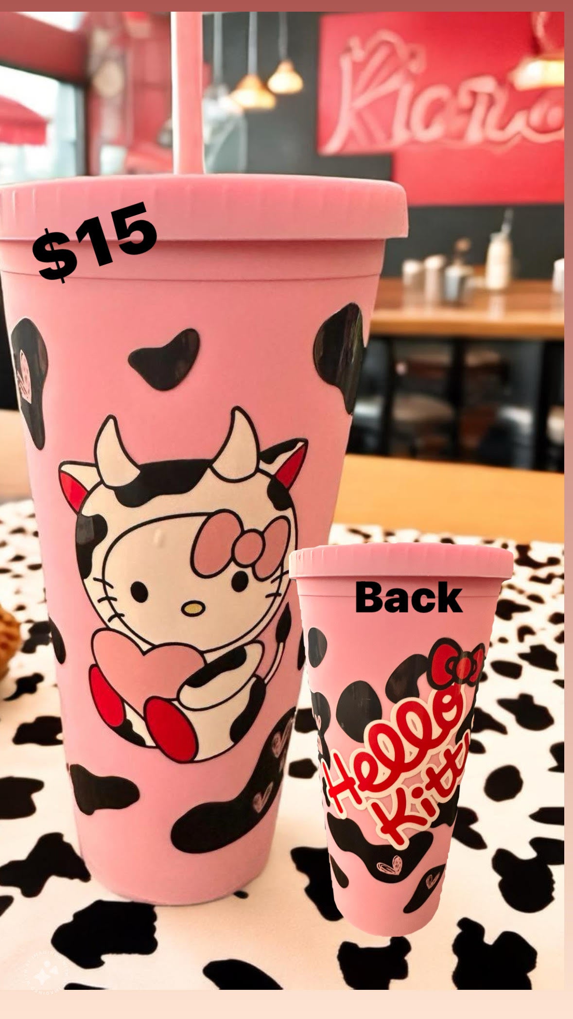 Cow Print Tumbler