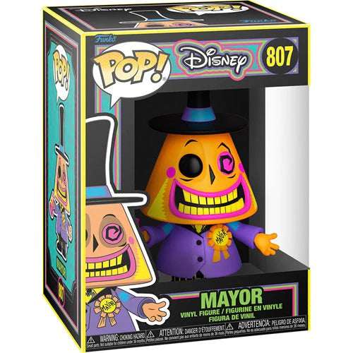 Funko Pop! 807 Disney - Nightmare Before Christmas - Mayor Blacklight Vinyl Figure