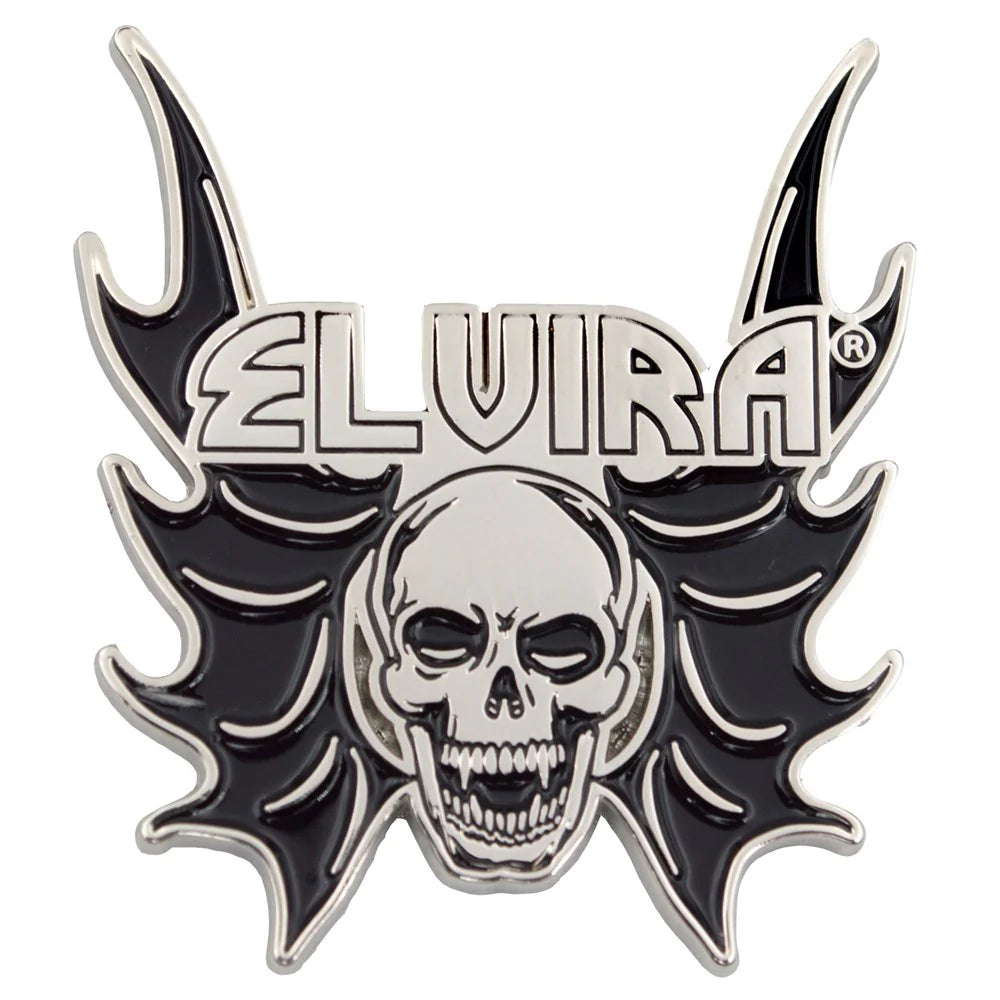 Elvira Tattoo Logo Enamel Pin