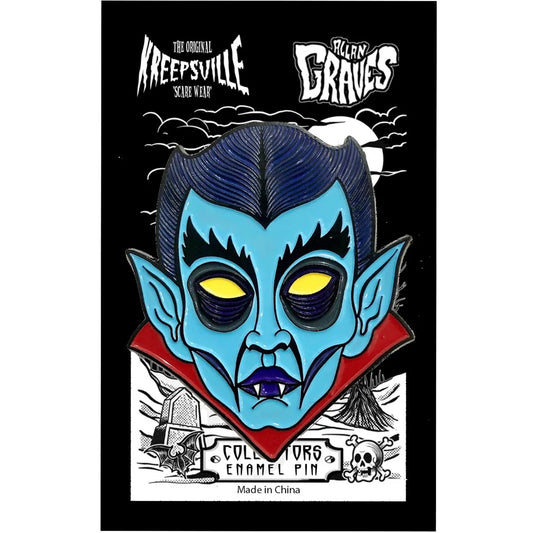 Graves Monster Dracula Enamel Pin