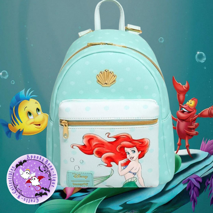 Loungefly Disney The Little Mermaid Ariel & Shells Mini Backpack