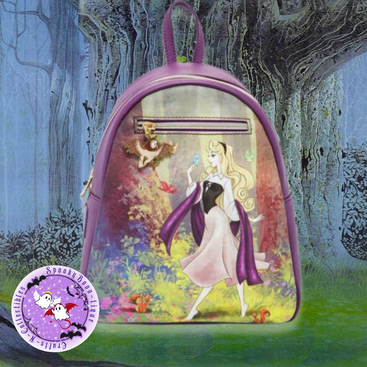 Exclusive - Sleeping Beauty Forest Scene Mini Backpack