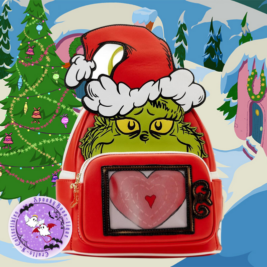 Dr. Seuss The Grinch Lenticular Heart Mini-Backpack