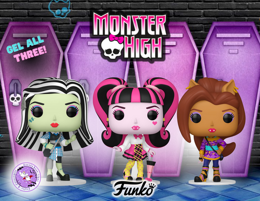 Monster High Funko Pop Complete Set (3)