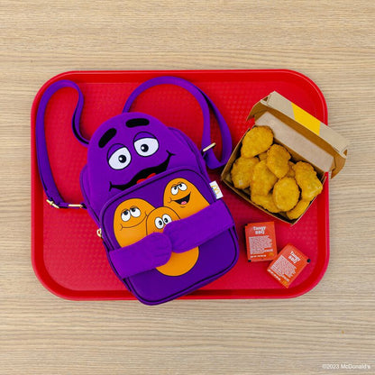 McDonald's Grimace Cosplay Crossbuddies Bag - Loungefly