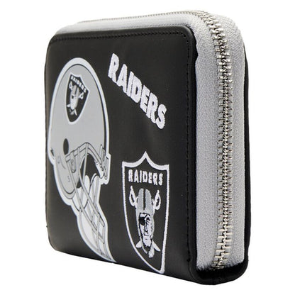 NFL Las Vegas Raiders Patches Zip Around Wallet