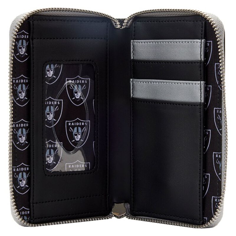 NFL Las Vegas Raiders Patches Zip Around Wallet