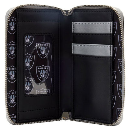 NFL Las Vegas Raiders Patches Zip Around Wallet