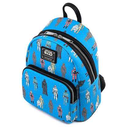 Loungefly Star Wars Action Figures Aop Mini Backpack
