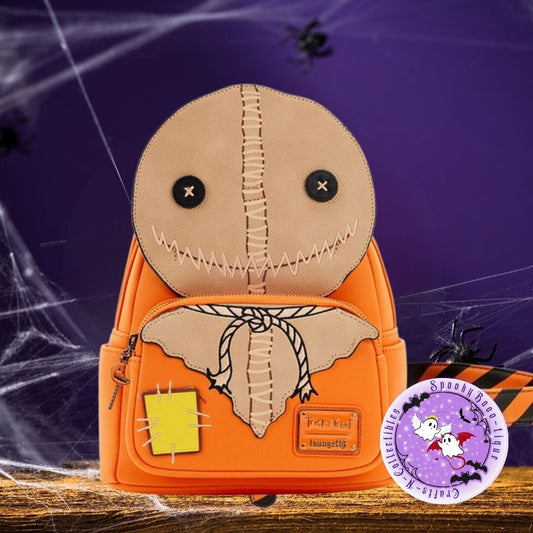 LOUNGEFLY TRICK OR TREAT SAM COSPLAY MINI BACKPACK