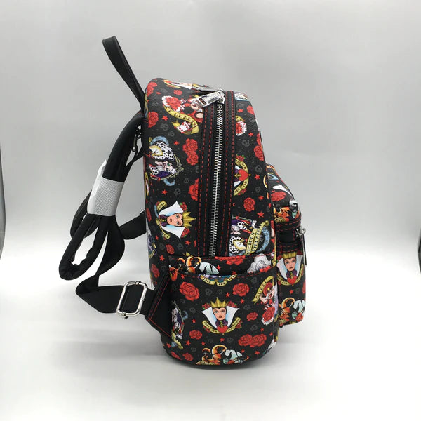 Loungefly Disney Villains Tattoo AOP Mini Backpack