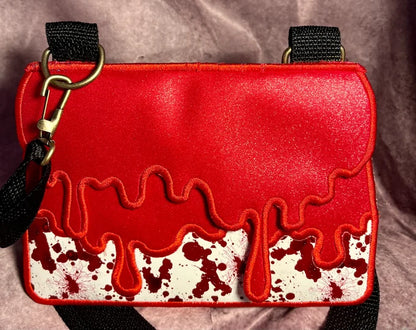 Bloody Drip Wallet Style Crossbody