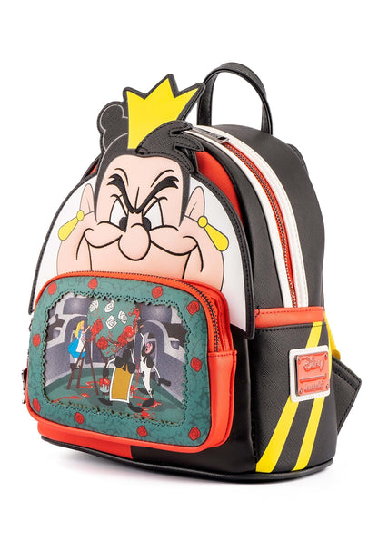 Loungefly Disney Villains Scene Series Queen of Hearts Mini Backpack