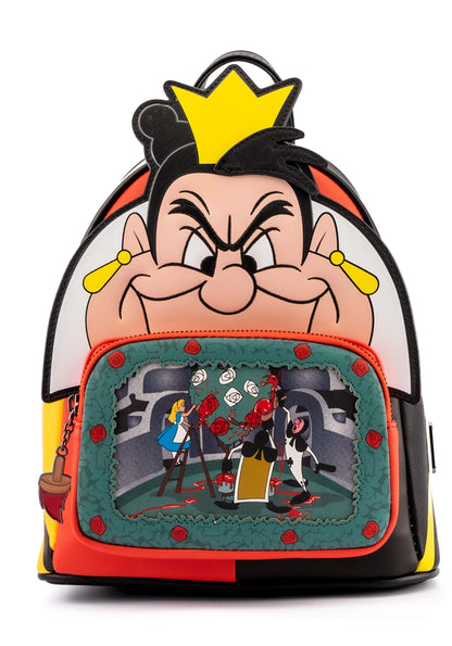 Loungefly Disney Villains Scene Series Queen of Hearts Mini Backpack