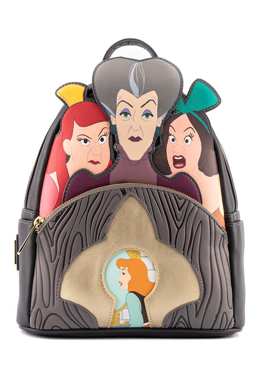 Loungefly Disney Evil Stepmother and Stepsisters Mini Backpack