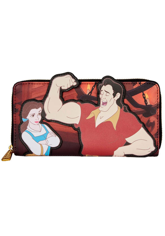 Loungefly Disney Villains Scene Gaston Ziparound Wallet