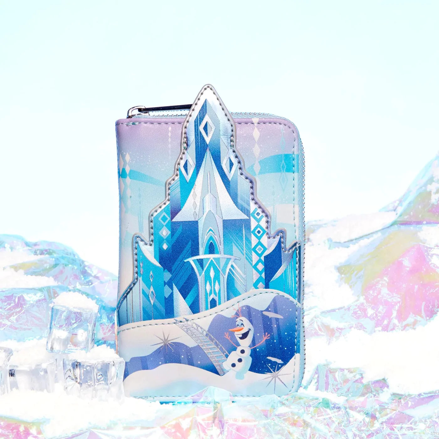 Frozen Queen Elsa Castle Zip Around Wallet