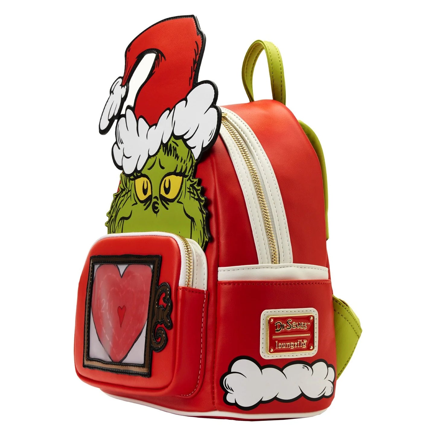 Dr. Seuss The Grinch Lenticular Heart Mini-Backpack