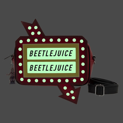 Loungefly Beetlejuice Graveyard Sign Crossbody