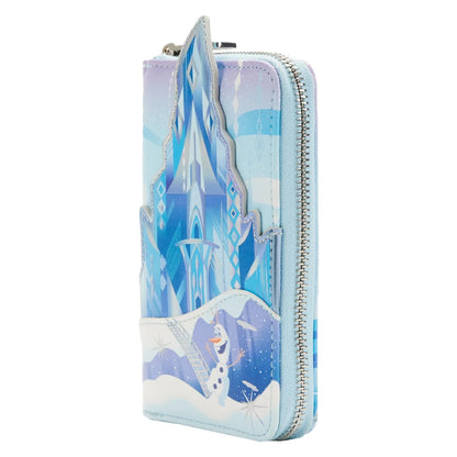 Frozen Queen Elsa Castle Zip Around Wallet